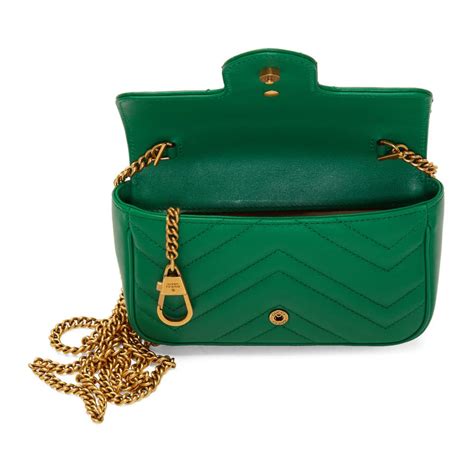 gucci green super mini